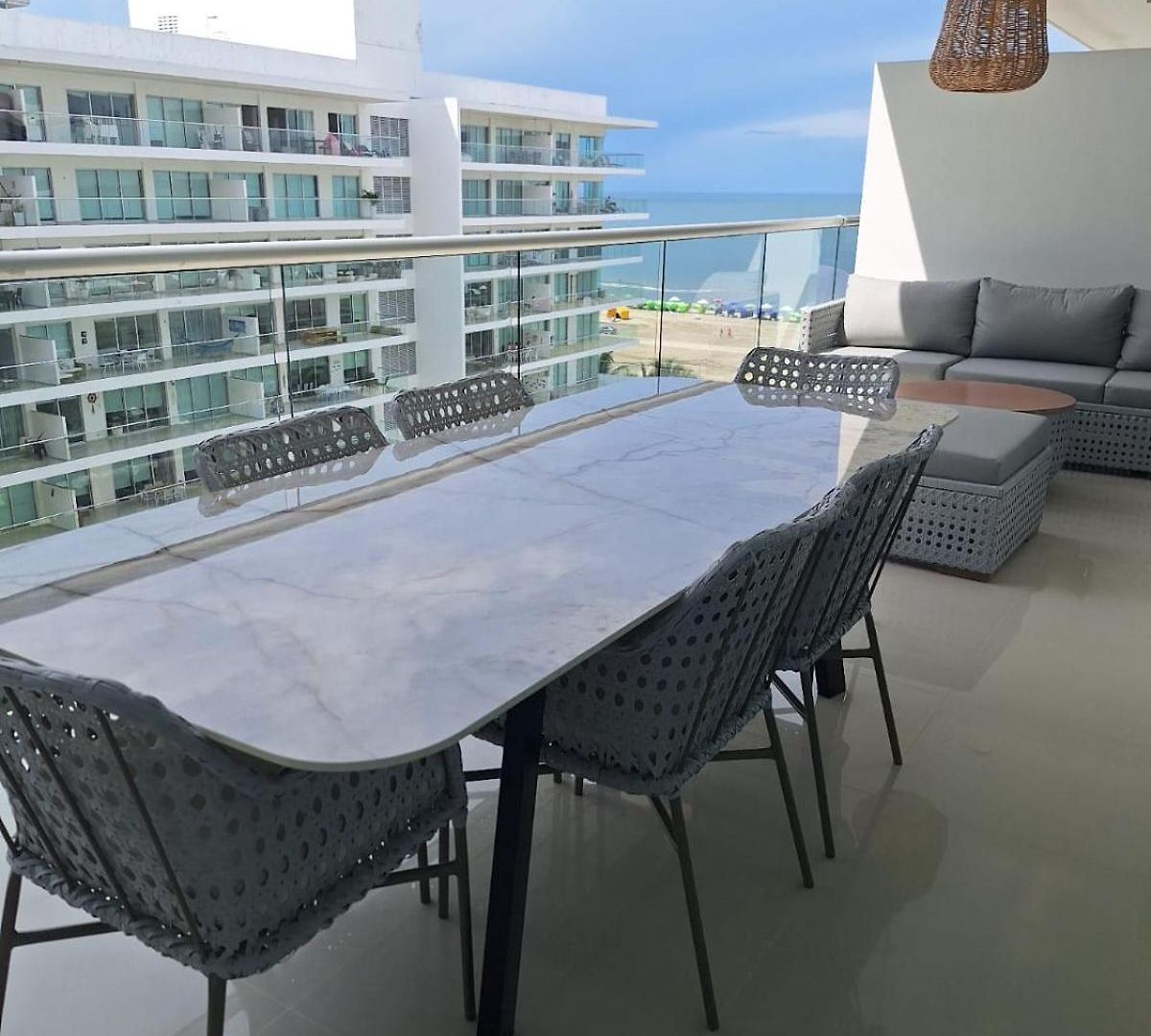 Lujoso Apto Con Vista Al Mar En Morros Ultra Cartagena