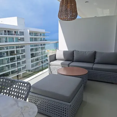 Lujoso Apto Con Vista Al Mar En Morros Ultra Apartamento Cartagena