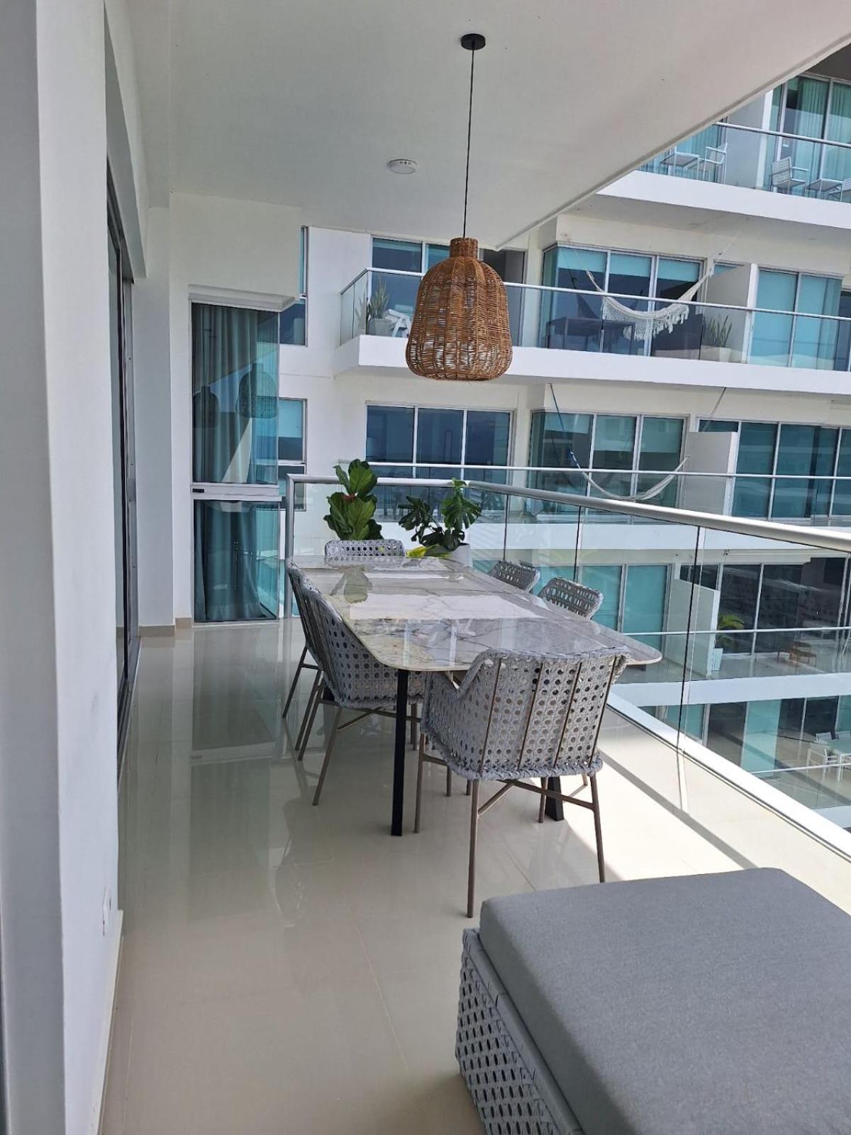 Lujoso Apto Con Vista Al Mar En Morros Ultra Apartment Cartagena
